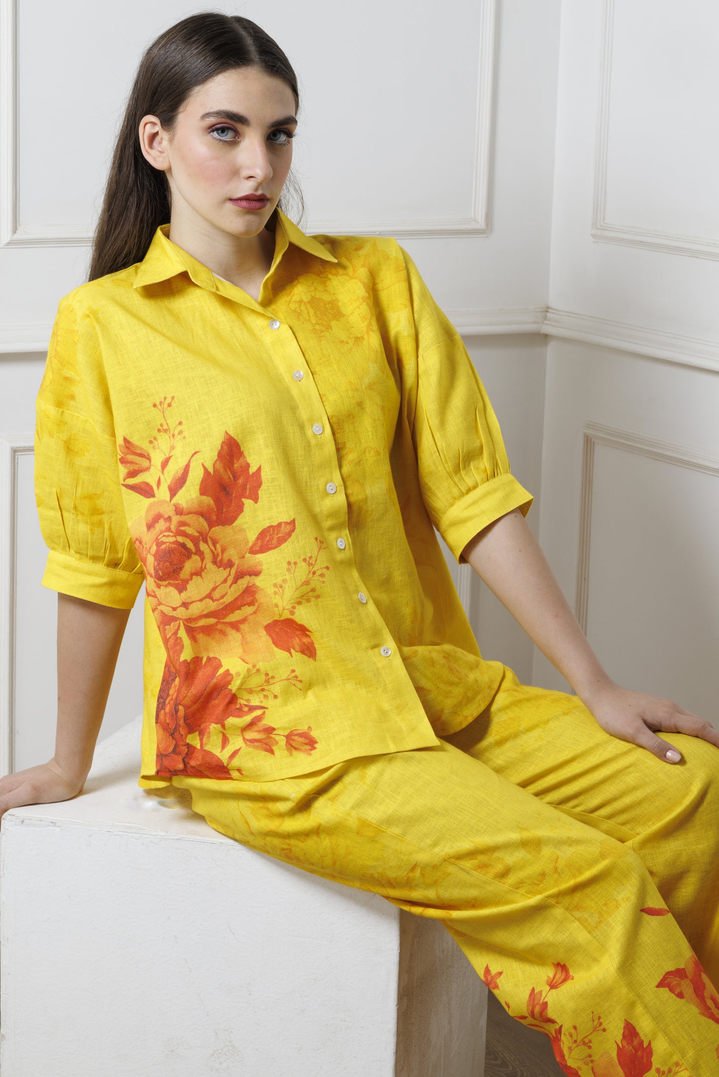 Sunny Cotton Linen Co-ord Set